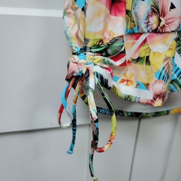 Jantzen vintage tropical blouson tankini 34D - Picture 8 of 9